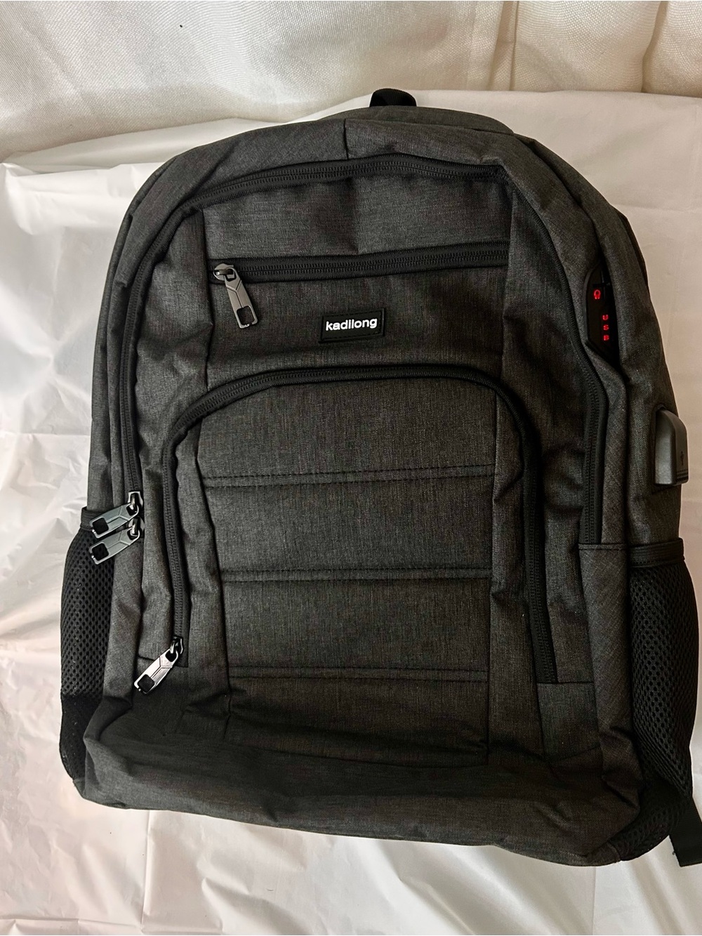 Men's Dark Gray Everyday Laptop Backpack